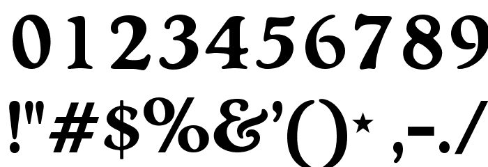 OPTIArtCraft-Bold Font OTHER CHARS