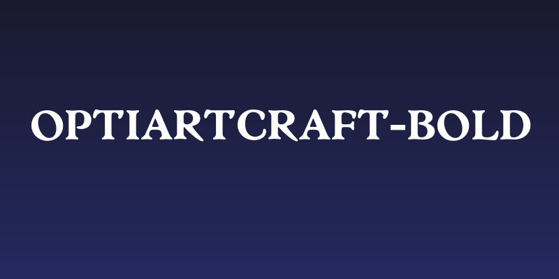 OPTIArtCraft-Bold Social Header