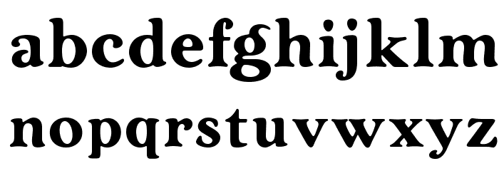 OPTIArtCraft-Bold Font LOWERCASE