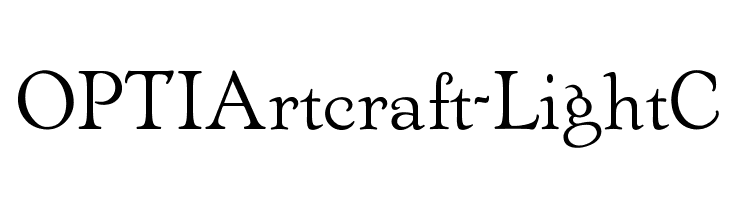 OPTIArtcraft-LightC Font