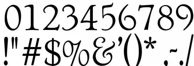 OPTIArtcraft-LightC Font OTHER CHARS