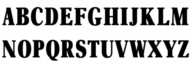 OPTIAsterAd-BlackExtraCond フォント 大文字