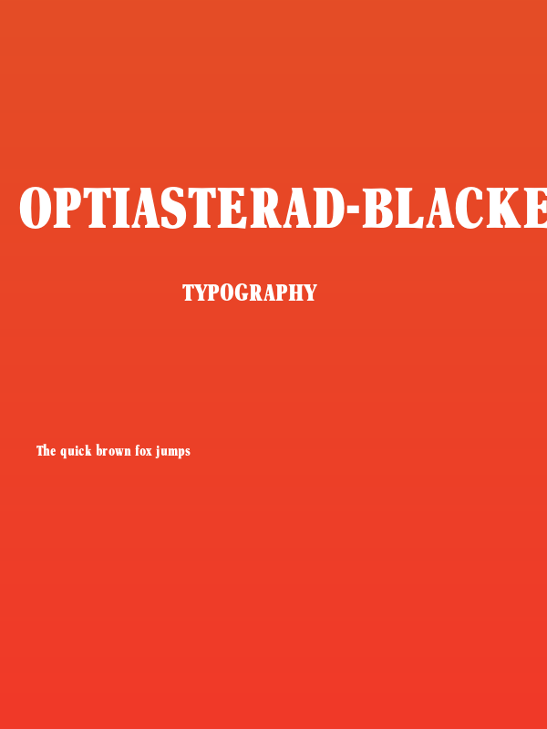 OPTIAsterAd-BlackExtraCond Poster