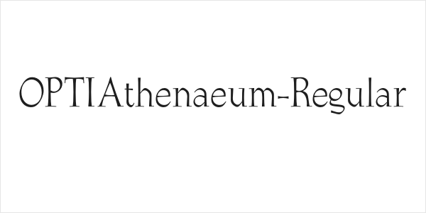 OPTIAthenaeum-Regular Logo