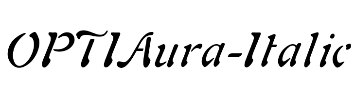 OPTIAura-Italic  नि: शुल्क फ़ॉन्ट्स डाउनलोड