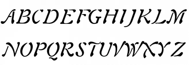 OPTIAura-Italic Fonte MAIÚSCULAS