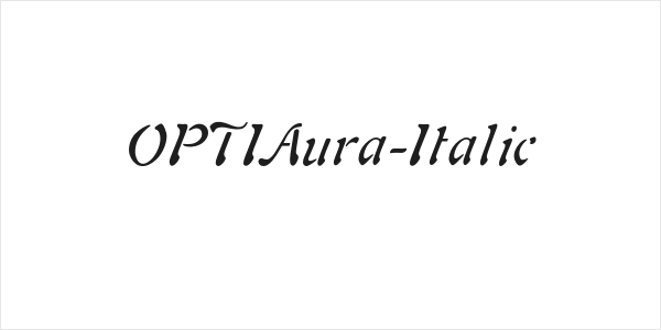 OPTIAura-Italic Logo