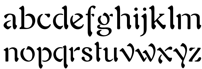 OPTIAura Font LOWERCASE