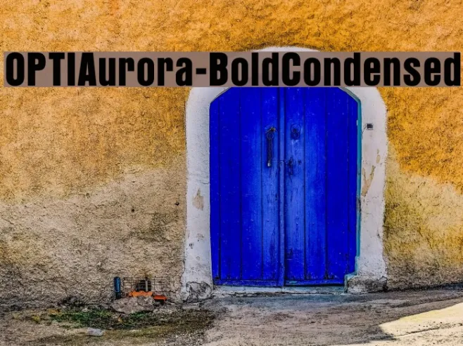OPTIAurora-BoldCondensed Example 3