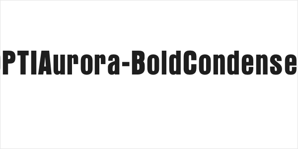 OPTIAurora-BoldCondensed Logo