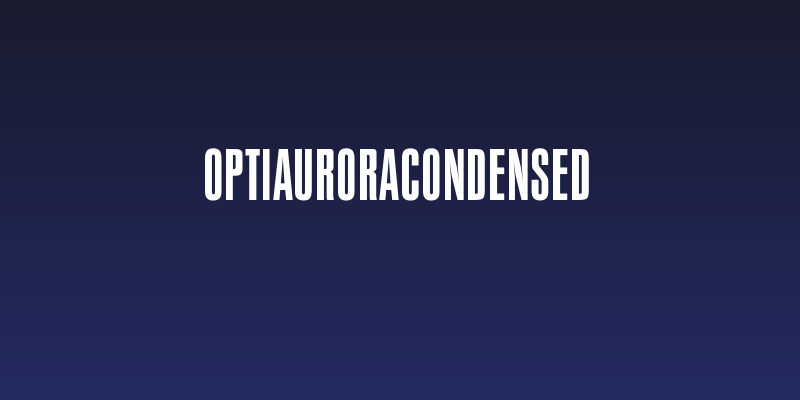 OPTIAuroraCondensed Social Header
