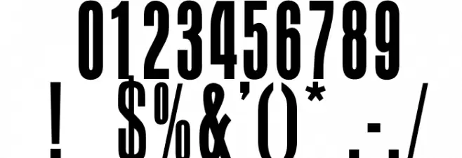 OPTIAuroraGroteskEight-XCn Font OTHER CHARS