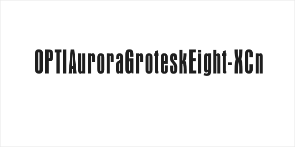 OPTIAuroraGroteskEight-XCn Logo