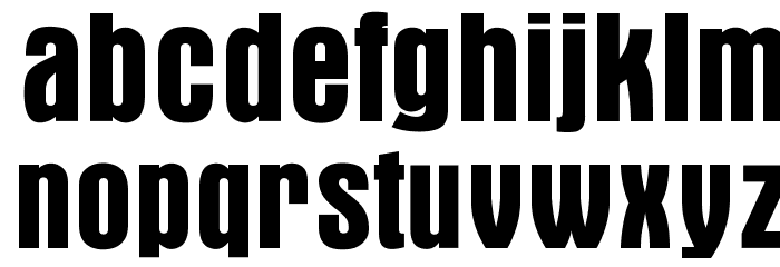 OPTIAuroraGroteskNine Font LOWERCASE