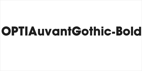 OPTIAuvantGothic-Bold Logo