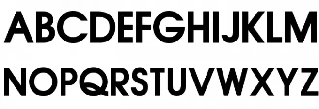 OPTIAuvantGothic-DemiBold Шрифта ВЕРХНИЙ