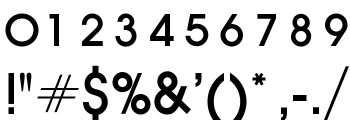 OPTIAuvantGothic-Medium Font OTHER CHARS