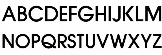 OPTIAuvantGothic-Medium Schriftart Groß