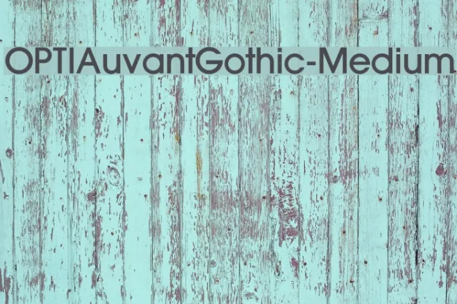 OPTIAuvantGothic-Medium Example 1