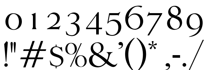 OPTIBakerDanmarkOne Font OTHER CHARS