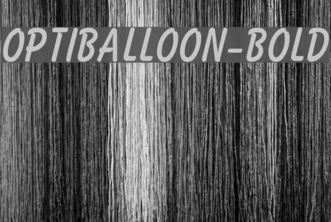 OPTIBalloon-Bold Font examples