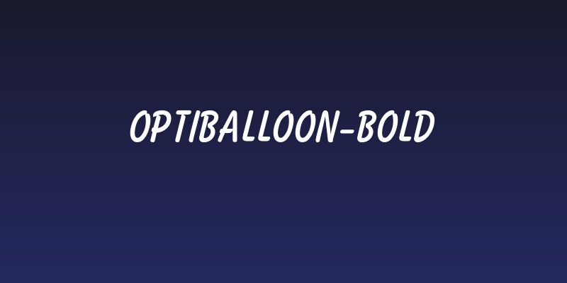 OPTIBalloon-Bold Social Header