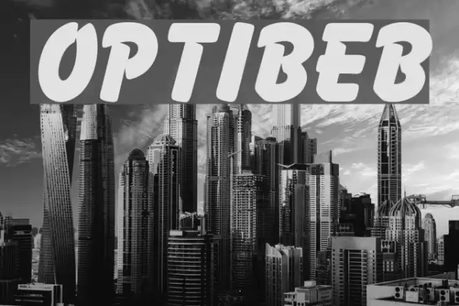 OPTIBalloonExtraBold Font examples