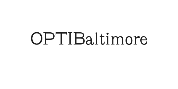 OPTIBaltimore Logo