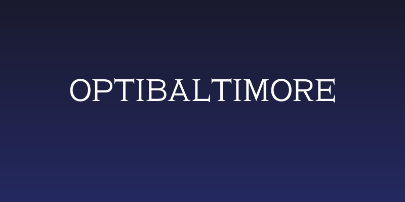 OPTIBaltimore Social Header