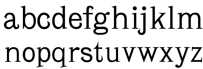OPTIBaltimore Font LOWERCASE