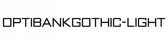 OPTIBankGothic-Light  नि: शुल्क फ़ॉन्ट्स डाउनलोड