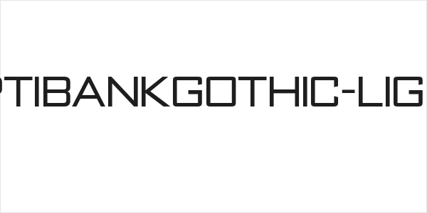 OPTIBankGothic-Light Logo