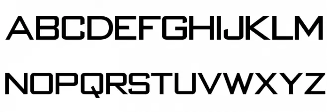 OPTIBankGothic-Medium Schriftart Groß