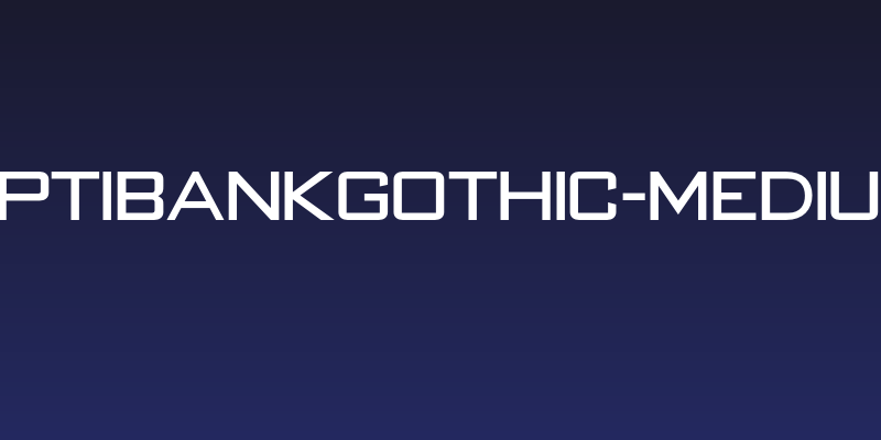 OPTIBankGothic-Medium Social Header