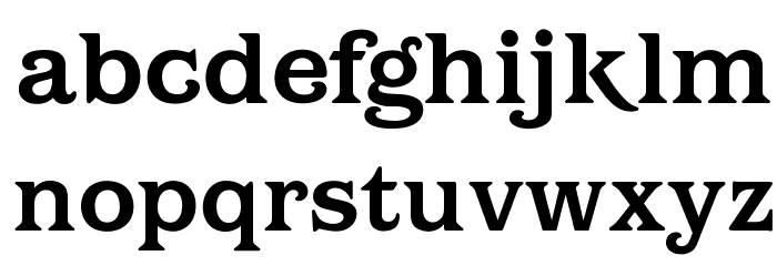 OPTIBarMay-Bold Font LOWERCASE