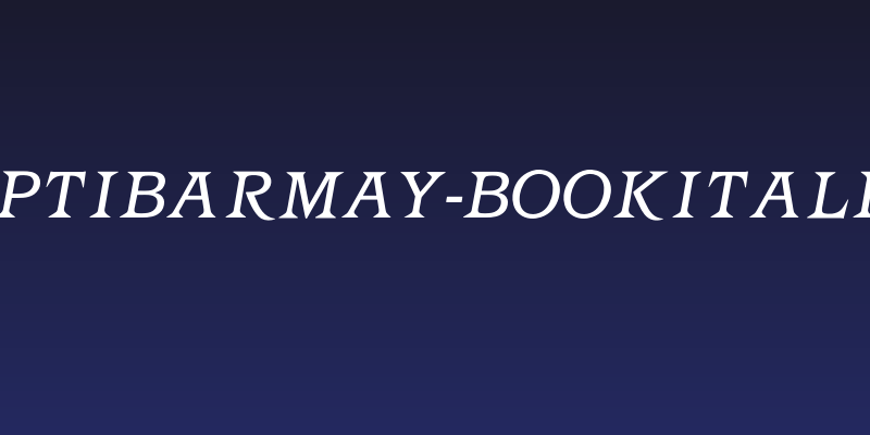 OPTIBarMay-BookItalic Social Header