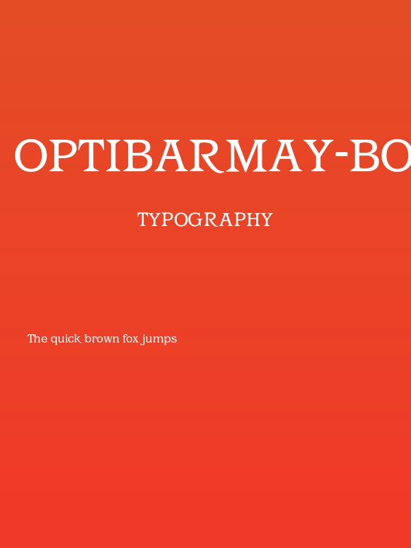 OPTIBarMay-Book Poster