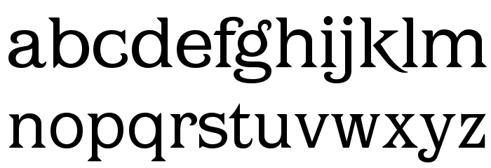 OPTIBarMay-Book Font LOWERCASE