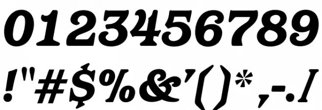 OPTIBarMay-HeavyItalic Fonte OUTROS PERSONAGENS