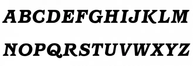 OPTIBarMay-HeavyItalic خط أحرف كبيرة