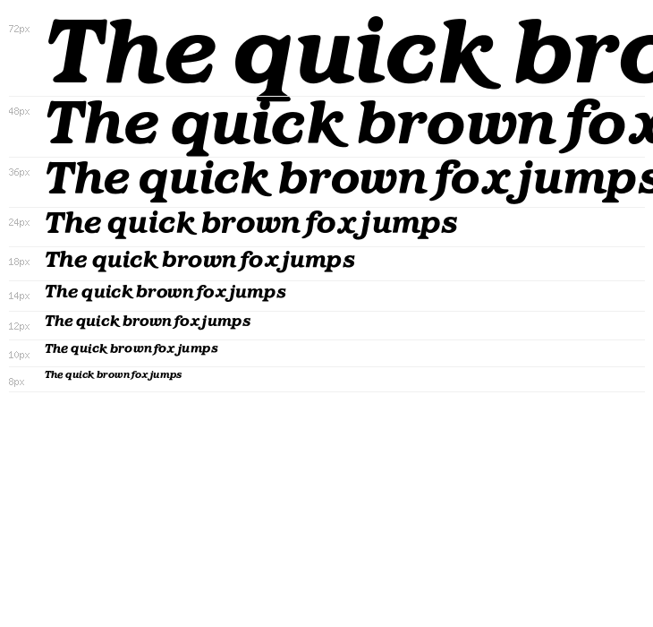 OPTIBarMay-HeavyItalic Waterfall