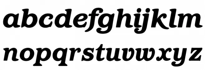 OPTIBarMay-HeavyItalic 字体 小写
