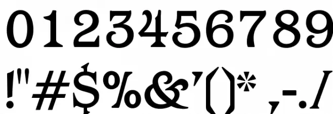 OPTIBarMay-Medium Font OTHER CHARS