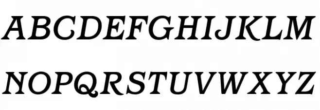 OPTIBarMay-MediumItalic Шрифта ВЕРХНИЙ