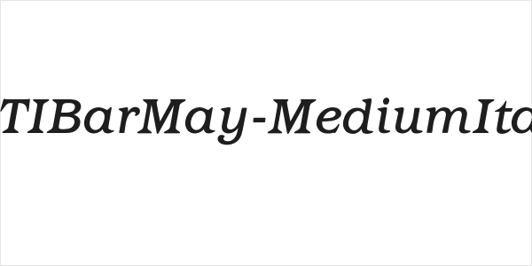 OPTIBarMay-MediumItalic Logo
