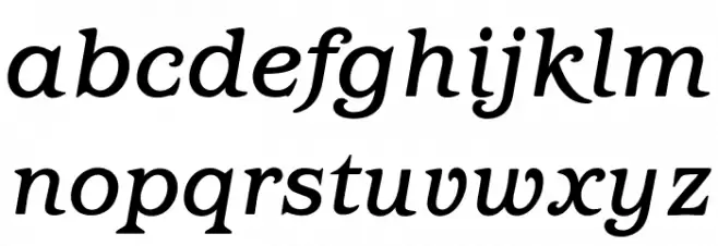 OPTIBarMay-MediumItalic 字体 小写