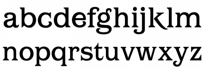 OPTIBarMay-Medium Font LOWERCASE