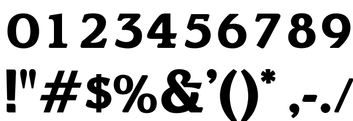 OPTIBari-Bold Font OTHER CHARS