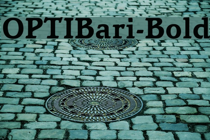 OPTIBari-Bold Font examples