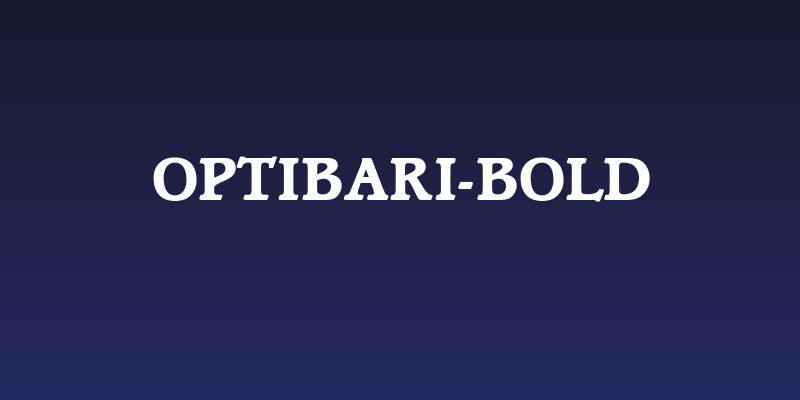 OPTIBari-Bold Social Header